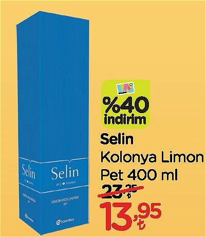 Selin Kolonya Limon Pet 400 ml image