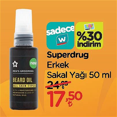 Superdrug Erkek Sakal Yağı 50 ml image