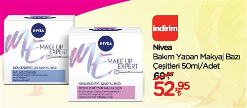 Nivea Bakım Yapan Makyaj Bazı Çeşitleri 50 ml image