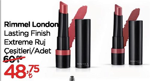 Rimmel London Lasting Finish Extreme Ruj Çeşitleri/Adet image