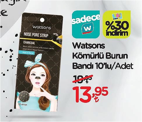 Watsons Kömürlü Burun Bandı 10'lu image