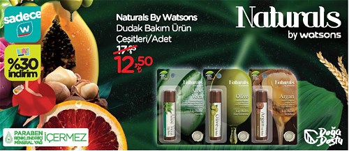 Naturals by Watsons Dudak Bakım Ürün Çeşitleri/Adet image