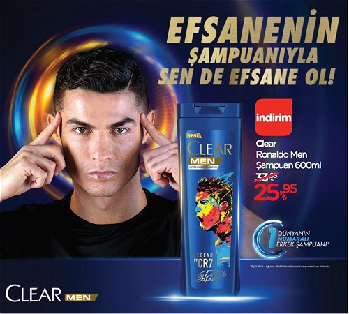 Clear Ronaldo Men Şampuan 600 ml image