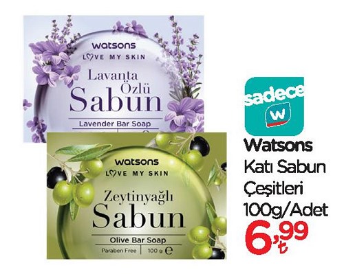 Watsons Katı Sabun Çeşitleri 100 g image