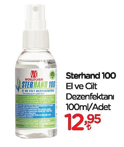 Sterhand 100 El ve Cilt Dezenfektanı 100 ml image