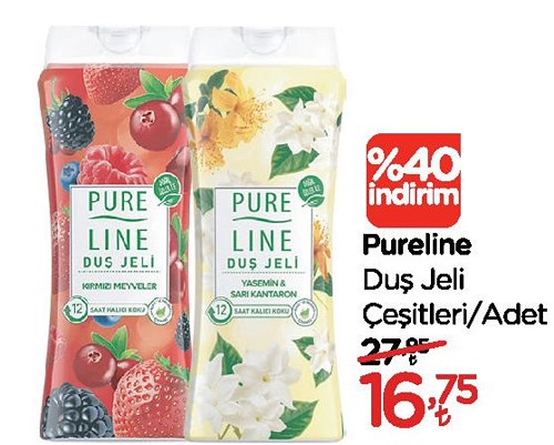 Pureline Duş Jeli Çeşitleri/Adet image