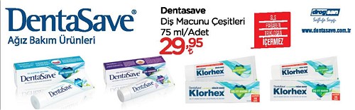 Dentasave Diş Macunu Çeşitleri 75 ml image