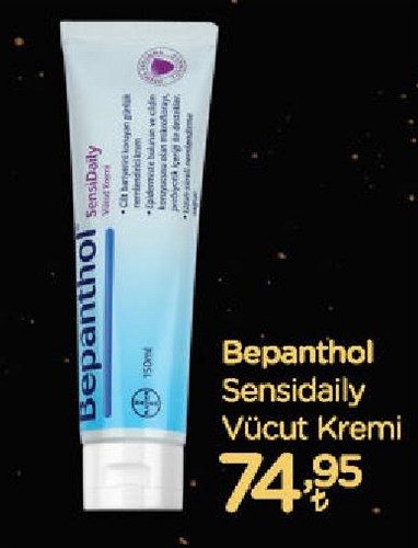 Bepanthol Sensidaily Vücut Kremi image