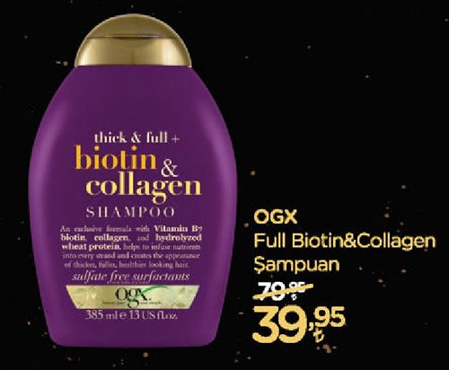 Ogx Full Biotin&Collagen Şampuan image