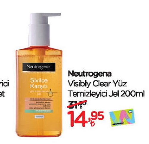 Neutrogena Visibly Clear Yüz Temizleyici Jel 200 ml image