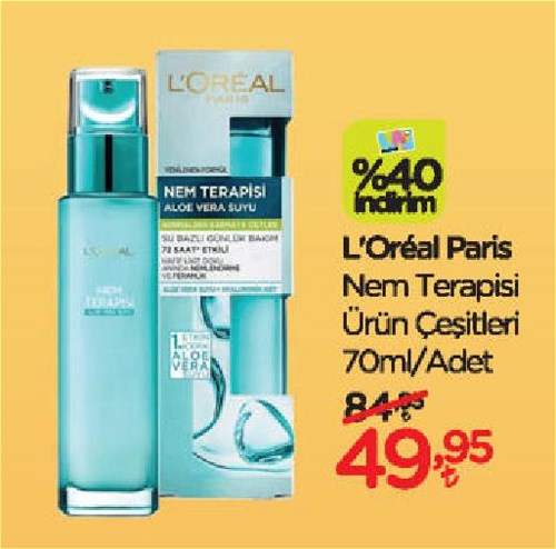 Loreal Paris Nem Terapisi Ürün Çeşitleri 70 ml image