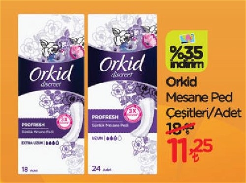 Orkid Mesane Ped Çeşitleri/Adet image