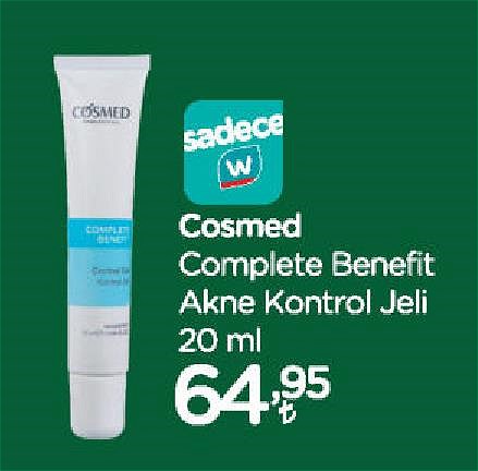 Cosmed Complete Benefit Akne Kontrol Jeli 20 ml image