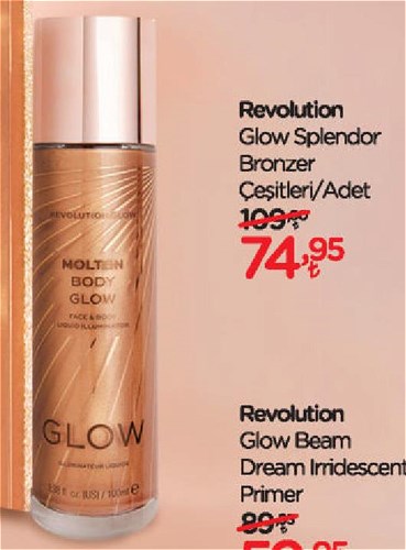 Revolution Glow Splendor Bronzer Çeşitleri/Adet image
