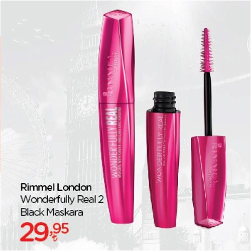 Rimmel London Wonderfully Real2 Black Maskara image