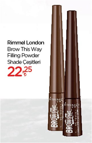 Rimmel London Brow This Way Filling Powder Shade Çeşitleri image