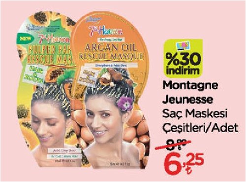 Montagne Jeunesse Saç Maskesi Çeşitleri/Adet image