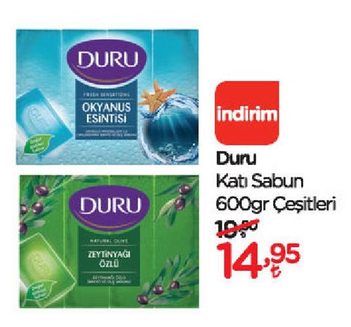 Duru Katı Sabun 600 gr Çeşitleri image