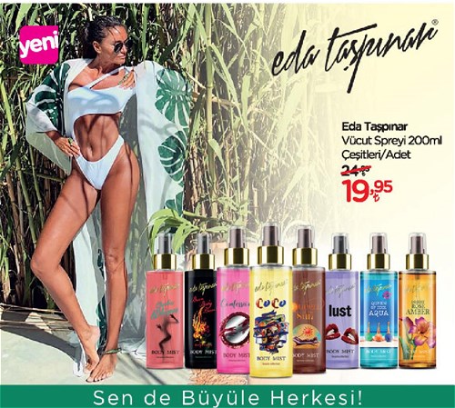 Eda Taşpınar Vücut Spreyi 200 ml Çeşitleri image