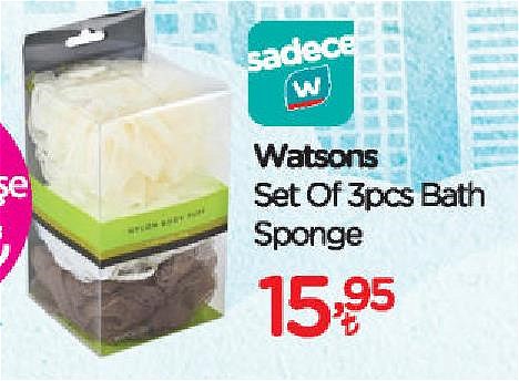 Watsons Set Of 3pcs Bath Sponge image