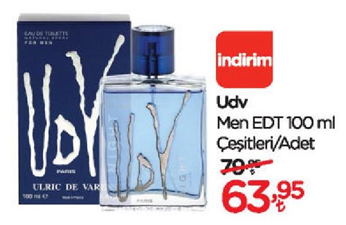 Udv Men Edt 100 ml Çeşitleri/Adet image