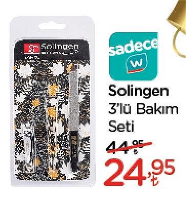 Solingen 3'lü Bakım Seti image