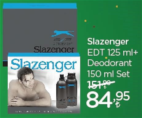 Slazenger Edt 125 ml+Deodorant 150 ml Set image