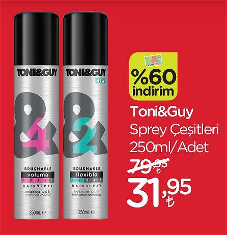 Toni&Guy Sprey Çeşitleri 250ml image