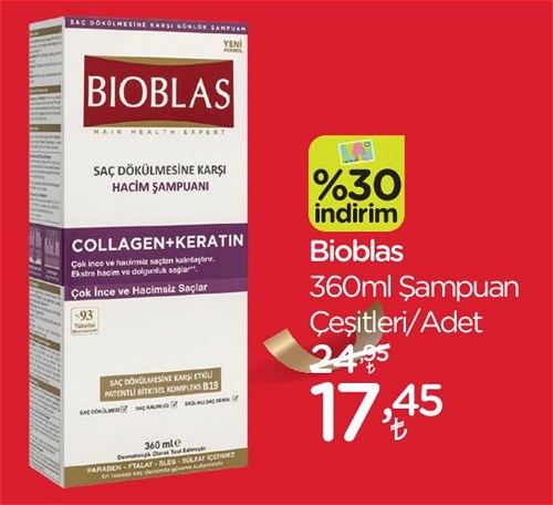 Bioblas 360ml Şampuan Çeşitleri/Adet image