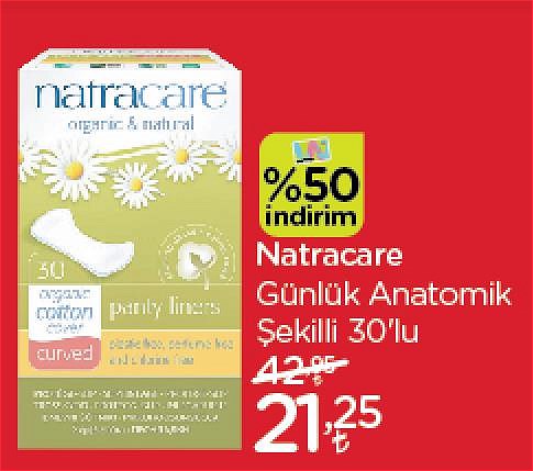 Natracare Günlük Anatomik Şekilli 30'lu image