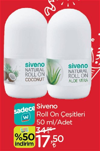 Siveno Roll On Çeşitleri 50 ml image