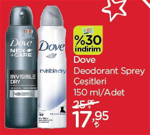 Dove Deodorant Sprey Çeşitleri 150 ml image