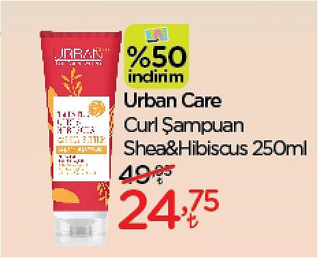 Urban Care Curl Şampuan Shea&Hibiscus 250 ml image