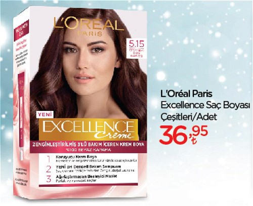 Loreal Paris Excellence Saç Boyası Çeşitleri/Adet image