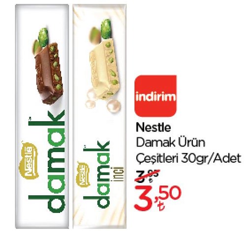 Nestle Damak Ürün Çeşitleri 30 gr image