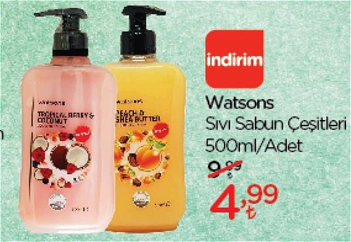 Watsons Sıvı Sabun Çeşitleri 500 ml image