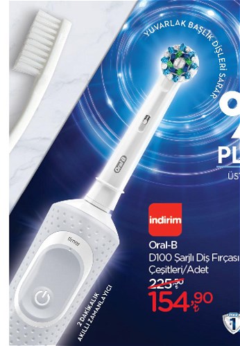 Oral-B D100 Şarjlı Diş Fırçası Çeşitleri/Adet image