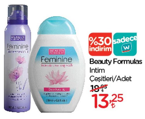 Beauty Formulas Intim Çeşitleri/Adet image