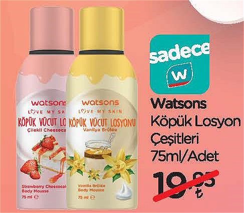 Watsons Köpük Losyon Çeşitleri 75 ml image