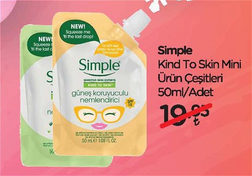 Simple Kind to Skin Mini Ürün Çeşitleri 50 ml image