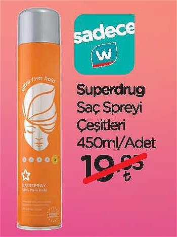 Superdrug Saç Spreyi Çeşitleri 400 ml image