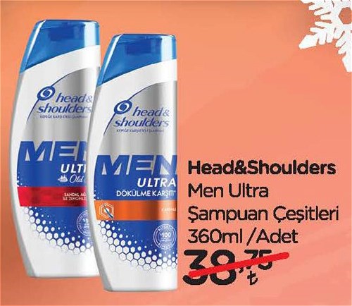 Head&Shoulders Men Ultra Şampuan Çeşitleri 360 ml image