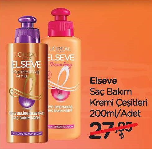 Elseve Saç Bakım Kremi Çeşitleri 200 ml image