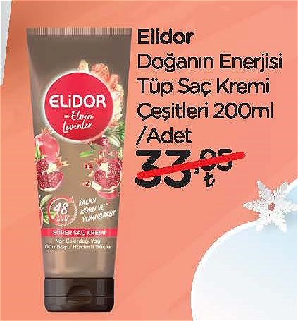 Elidor Doğanın Enerjisi Tüp Saç Kremi Çeşitleri 200 ml image