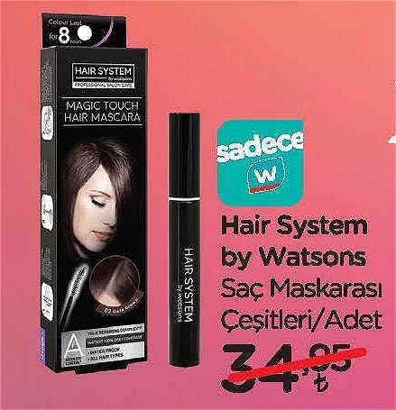 Hair System By Watsons Saç Maskarası Çeşitleri/Adet image