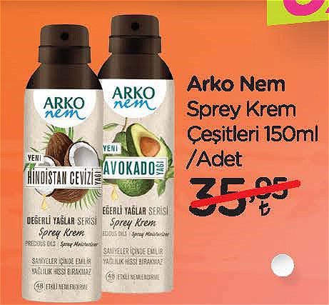 Arko Nem Sprey Krem Çeşitleri 150 ml image