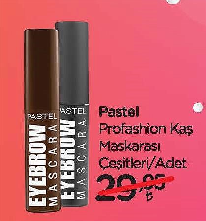 Pastel Profashion Kaş Maskarası Çeşitleri/Adedi image