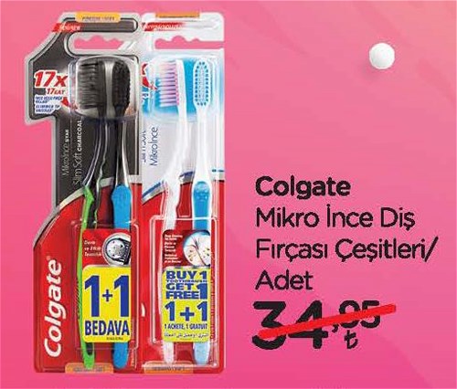 Colgate Mikro İnce Diş Fırçası Çeşitleri/Adet image