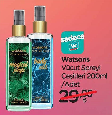 Watsons Vücut Spreyi Çeşitleri 200 ml image