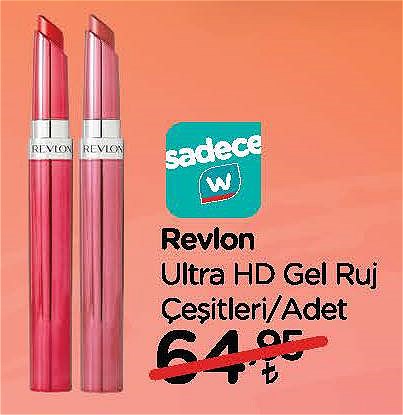 Revlon Ultra Hd Gel Ruj Çeşitleri/Adet image